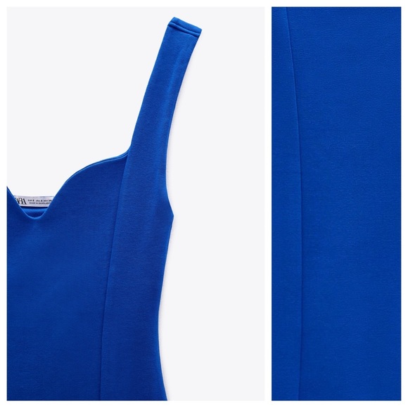 Zara Blue Mini Dress - Picture 8 of 11